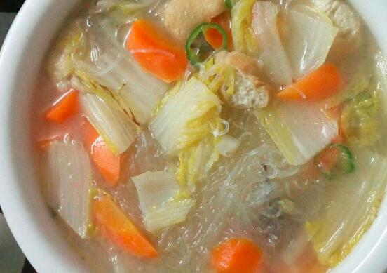 大白菜肉丝汤怎么做