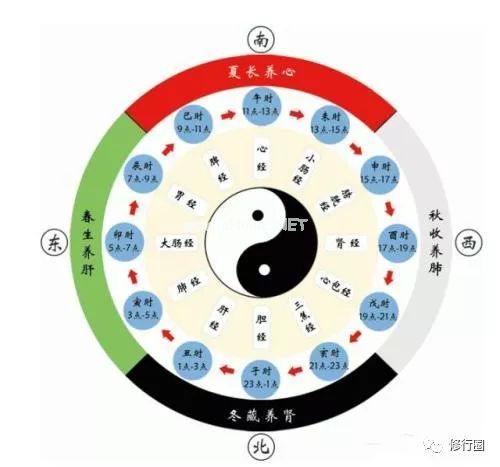 按照“子午流注”规律修行，事半功倍！
