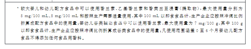 宝宝食品里有香兰素？莫慌！国家监管部门这么说！