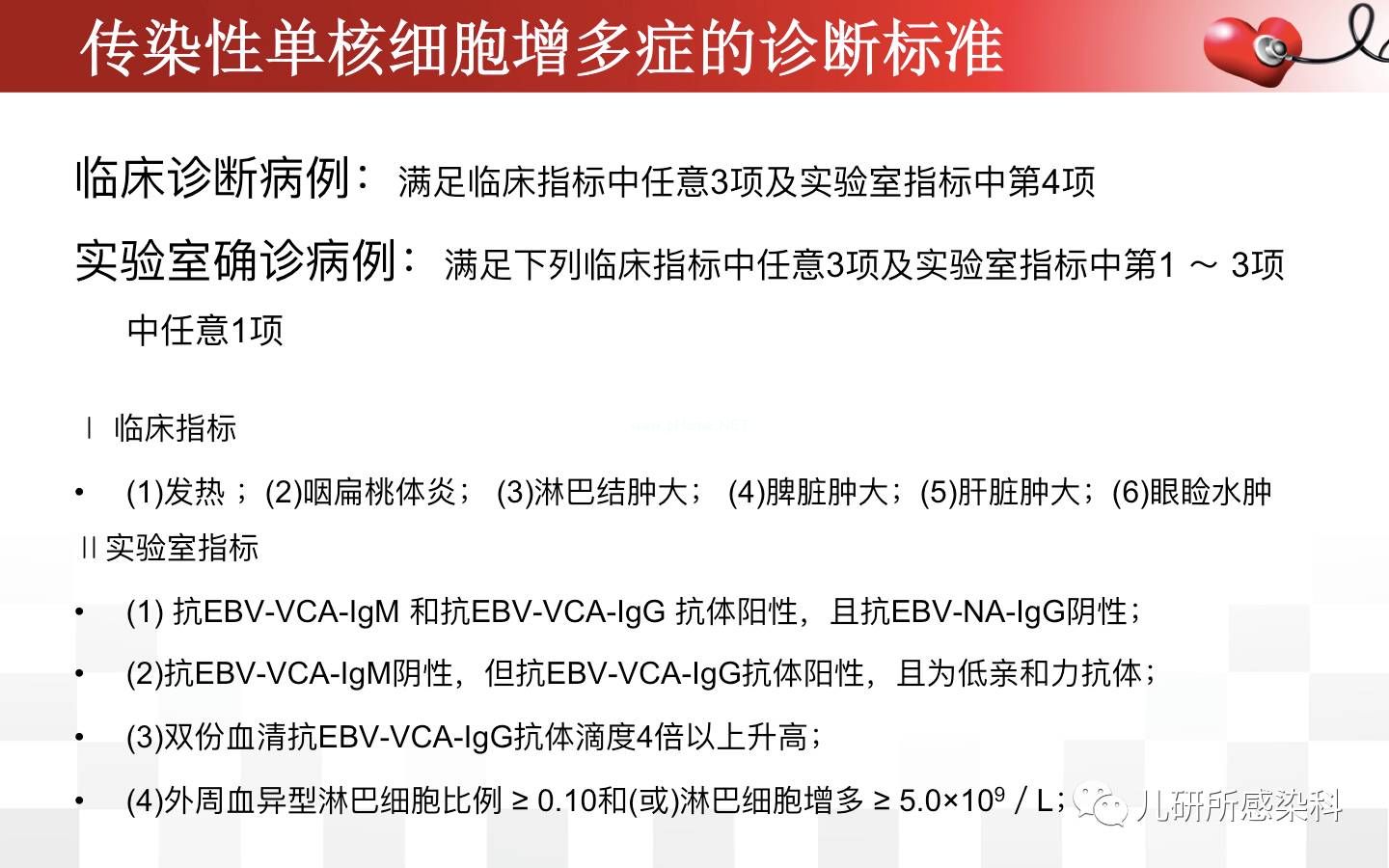 儿童主要非肿瘤性EB病毒感染相关疾病的诊断和治疗原则建议——第一辑