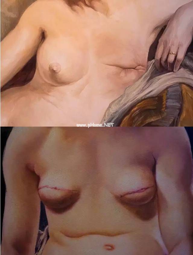 一场裸体女人的乳房展览，很开放！你敢看吗？