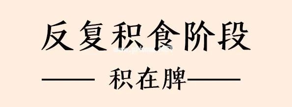 孩子反复积食，这样分阶段护理！